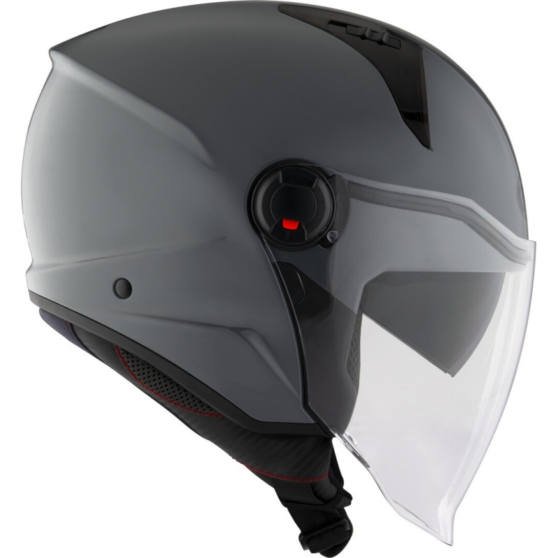 CAPACETE KYT D-CITY PLAIN - CINZENTO