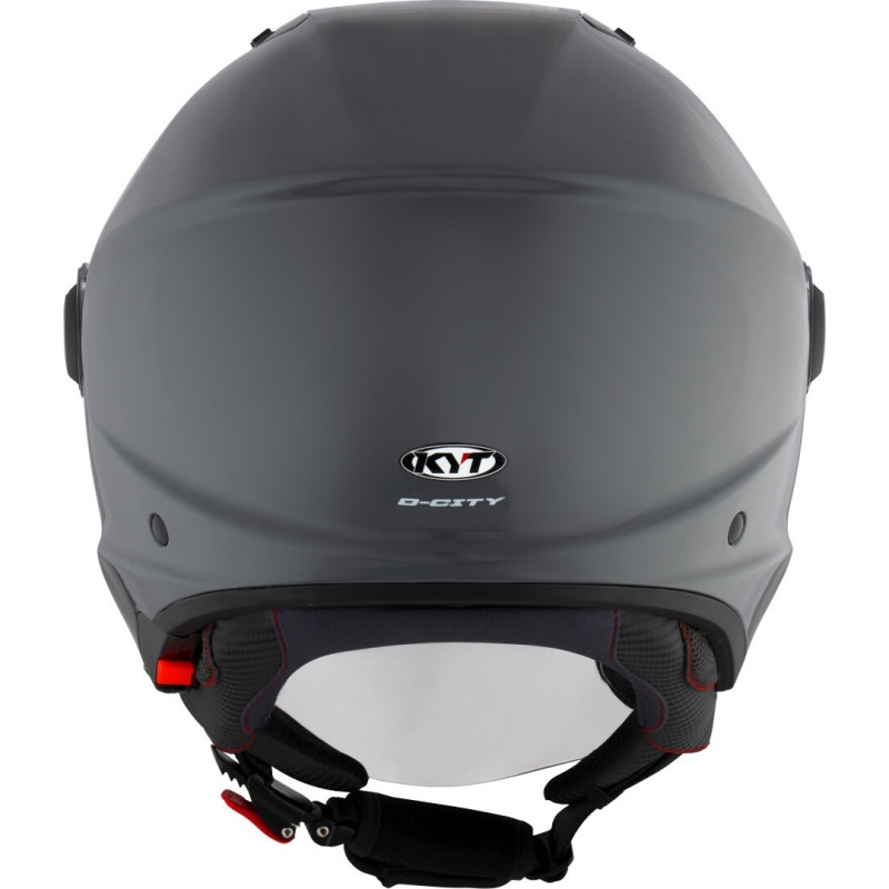 CAPACETE KYT D-CITY PLAIN - CINZENTO