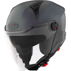 CAPACETE KYT D-CITY PLAIN - CINZENTO