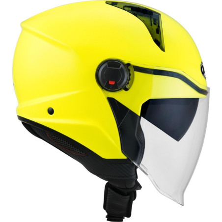 CAPACETE KYT D-CITY PLAIN - AMARELO