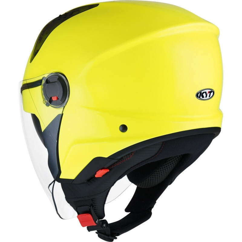 CAPACETE KYT D-CITY PLAIN - AMARELO