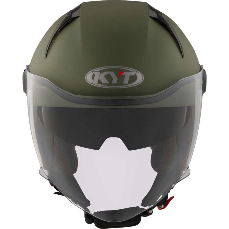 CAPACETE KYT D-CITY PLAIN - VERDE MATT