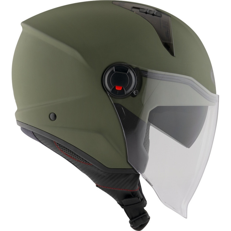 CAPACETE KYT D-CITY PLAIN - VERDE MATT