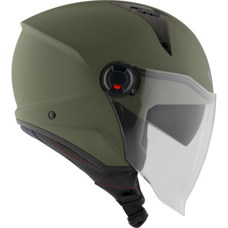 CAPACETE KYT D-CITY PLAIN - VERDE MATT
