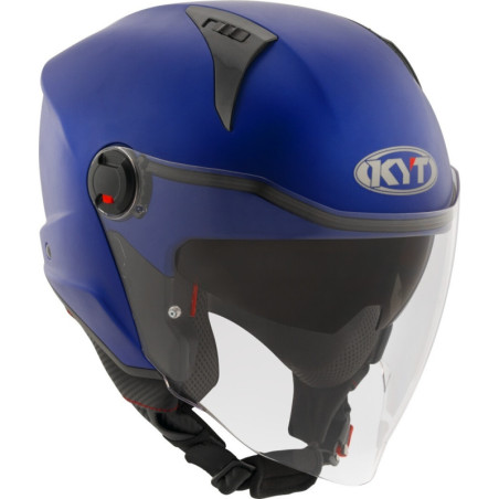 CAPACETE KYT D-CITY PLAIN - AZUL MATT