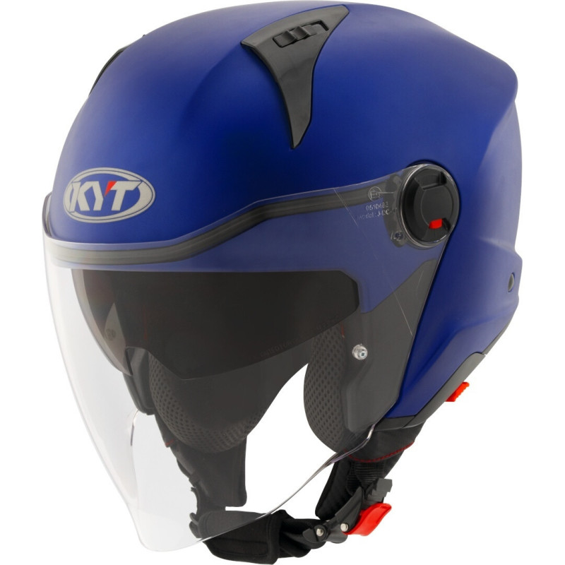 CAPACETE KYT D-CITY PLAIN - AZUL MATT