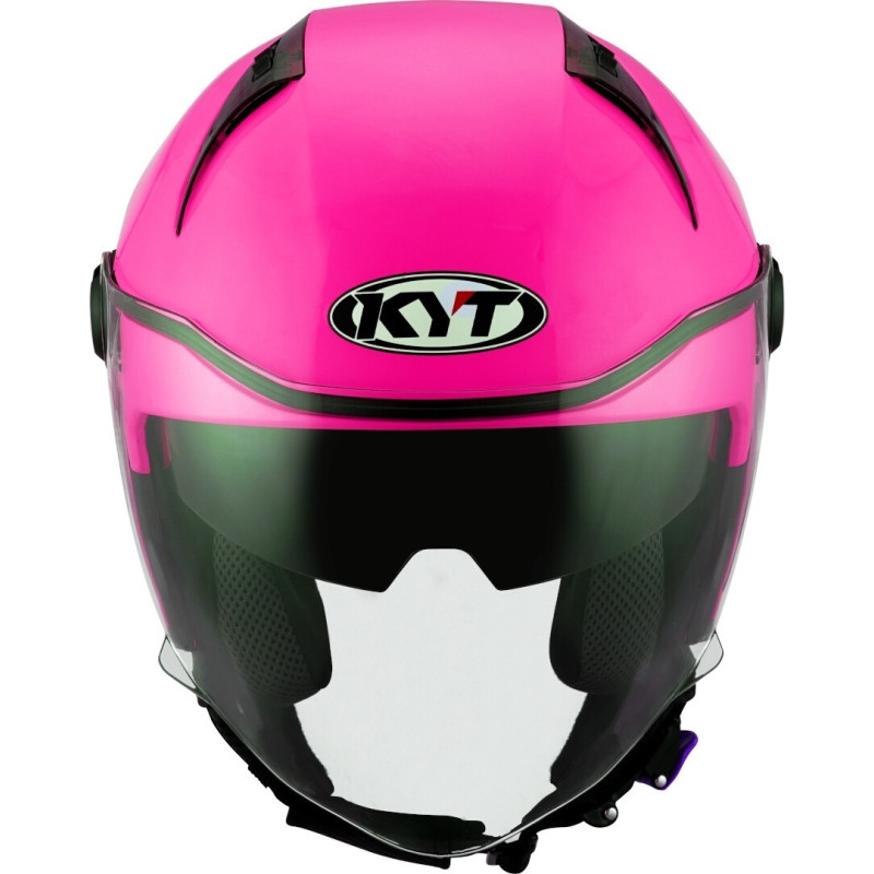CAPACETE KYT D-CITY PLAIN - ROSA FLUO