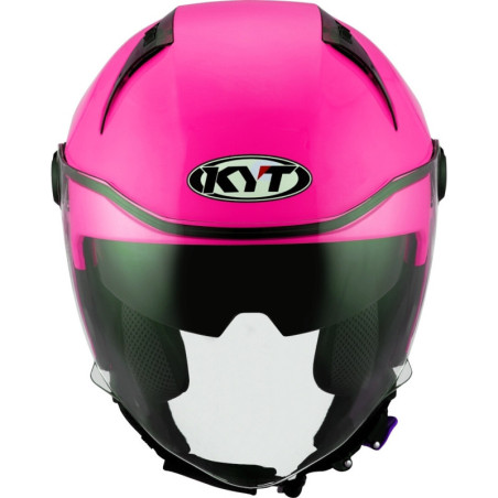 CAPACETE KYT D-CITY PLAIN - ROSA FLUO