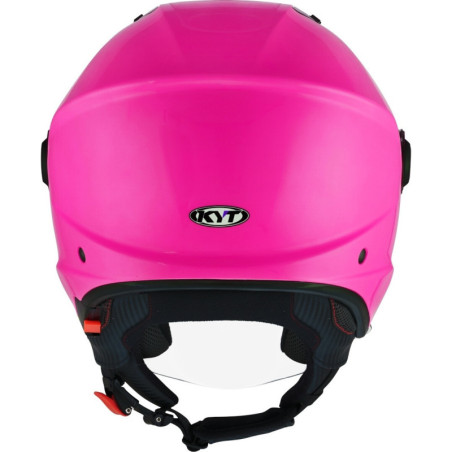 CAPACETE KYT D-CITY PLAIN - ROSA FLUO
