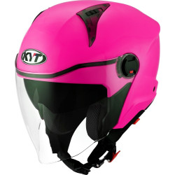 CAPACETE KYT D-CITY PLAIN - ROSA FLUO