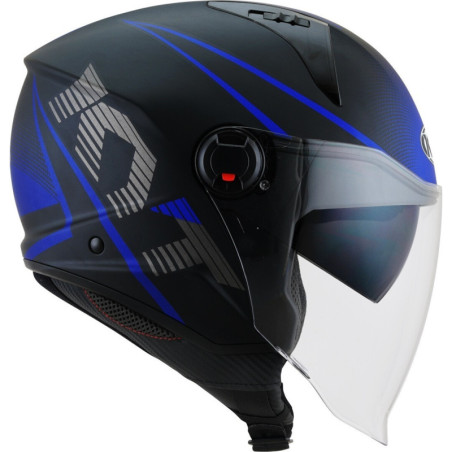 CAPACETE KYT D-CITY COLORFUL - AZUL