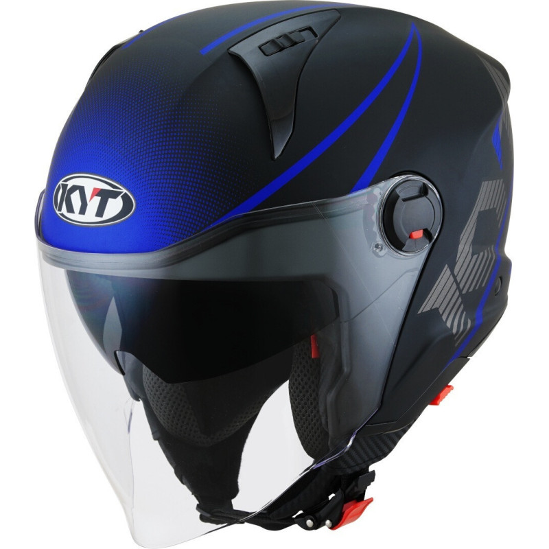CAPACETE KYT D-CITY COLORFUL - AZUL