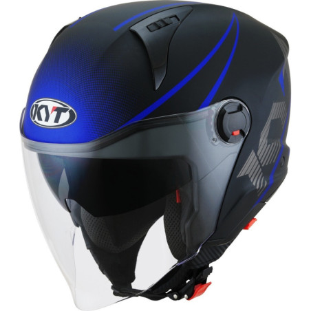 CAPACETE KYT D-CITY COLORFUL - AZUL