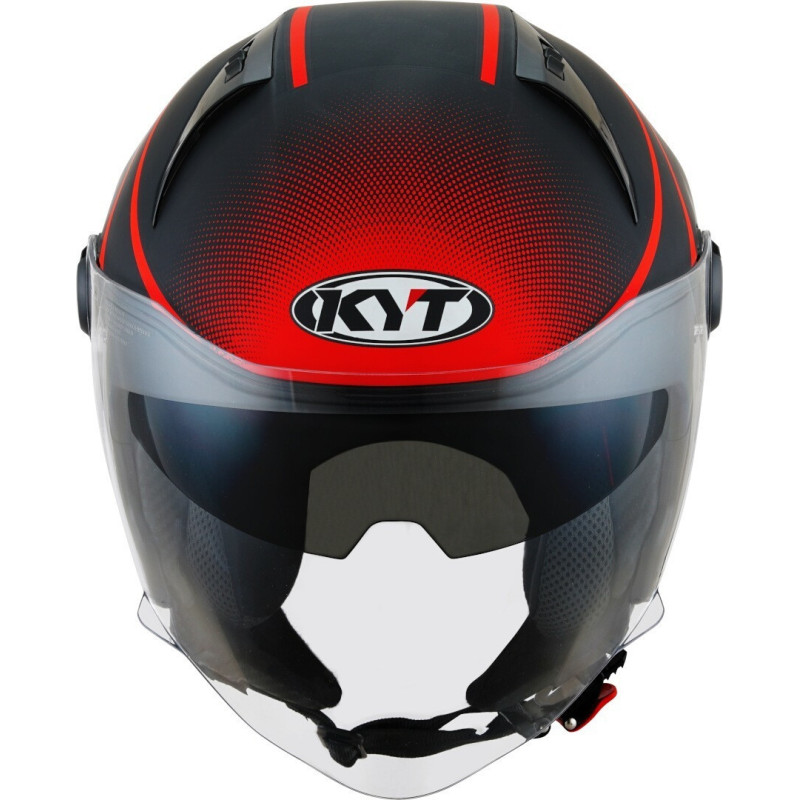 CAPACETE KYT D-CITY COLORFUL - VERMELHO
