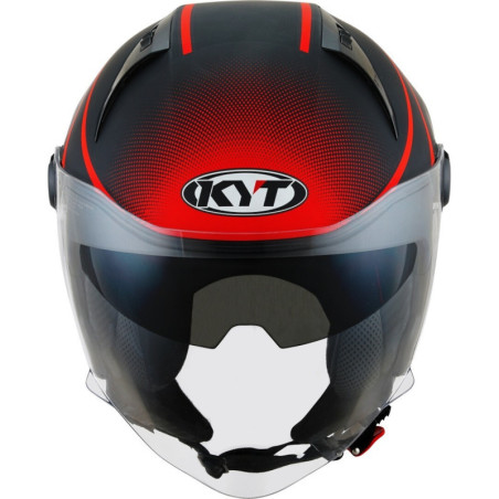 CAPACETE KYT D-CITY COLORFUL - VERMELHO