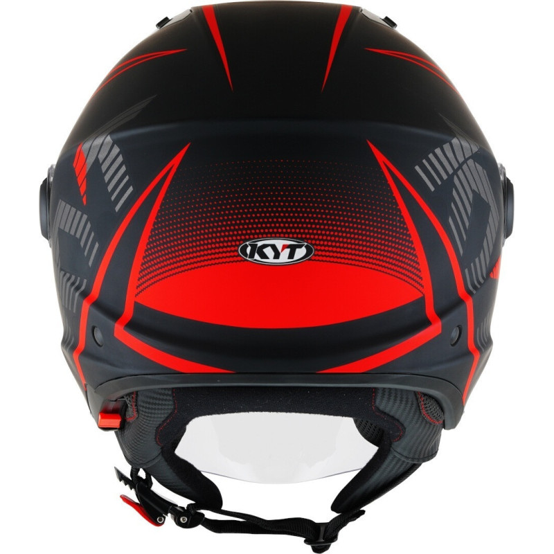 CAPACETE KYT D-CITY COLORFUL - VERMELHO
