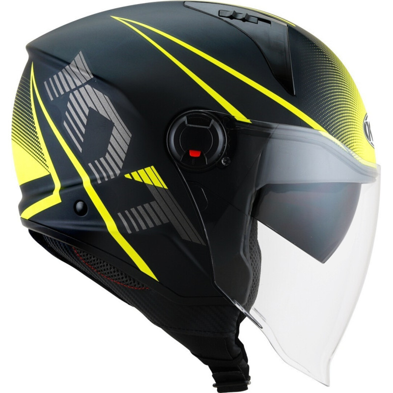 CAPACETE KYT D-CITY COLORFUL - AMARELO