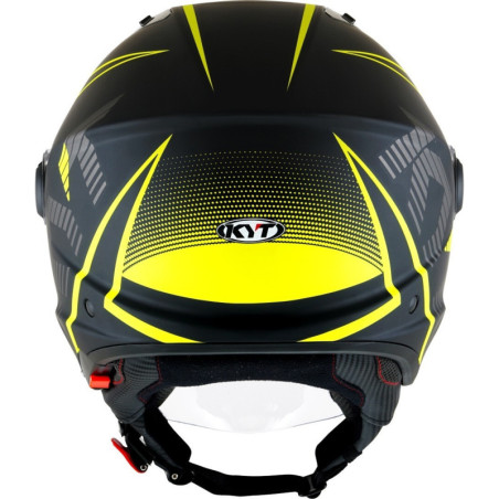 CAPACETE KYT D-CITY COLORFUL - AMARELO
