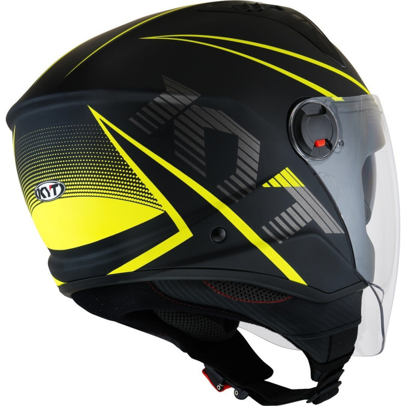 CAPACETE KYT D-CITY COLORFUL - AMARELO