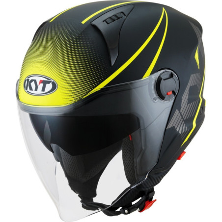 CAPACETE KYT D-CITY COLORFUL - AMARELO