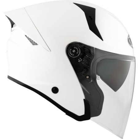 CAPACETE KYT TTR-JET PLAIN - BRANCO