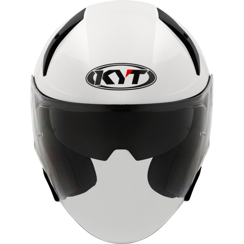 CAPACETE KYT TTR-JET PLAIN - BRANCO