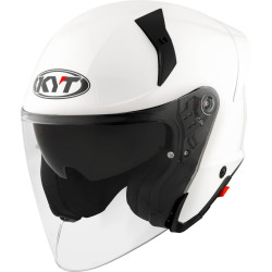 CAPACETE KYT TTR-JET PLAIN - BRANCO