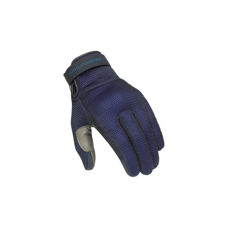 LUVAS EDEN MESH - AZUL/PRETO