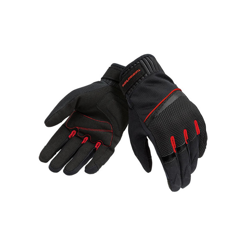 LUVAS PENNA MESH - PRETO/VERMELHO