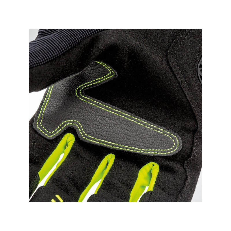LUVAS STACCA - PRETO/AMARELO FLUO