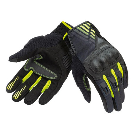 LUVAS STACCA - PRETO/AMARELO FLUO