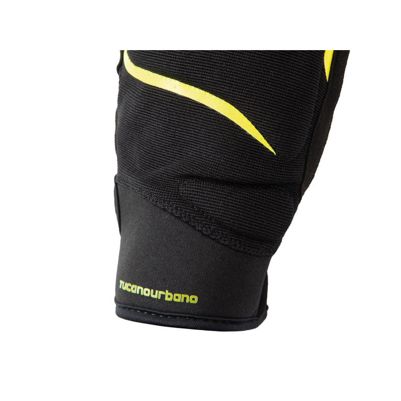 LUVAS LADY MIKY - PRETO/AMARELO FLUO GRÁFICA
