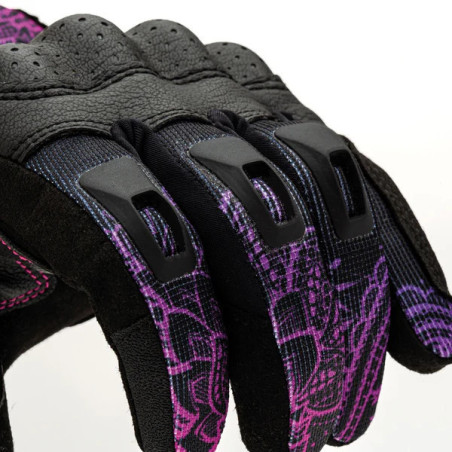 LUVAS STACCA LADY - PRETO/VIOLETA