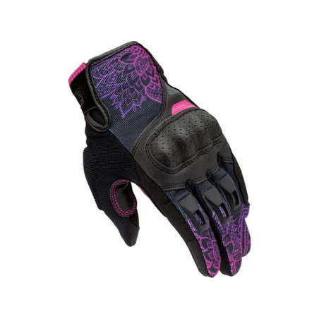 LUVAS STACCA LADY - PRETO/VIOLETA