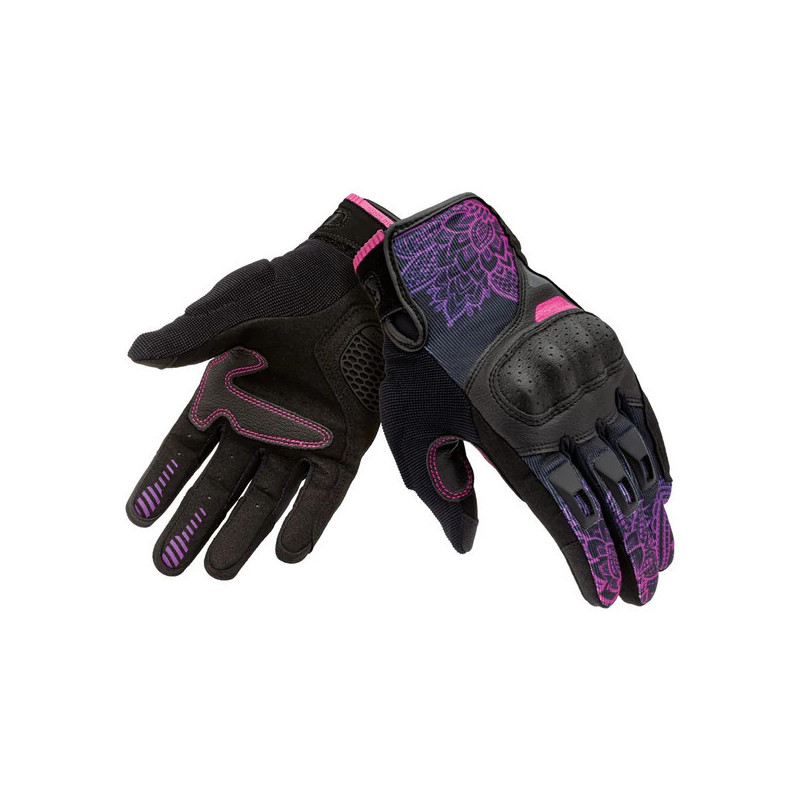 LUVAS STACCA LADY - PRETO/VIOLETA