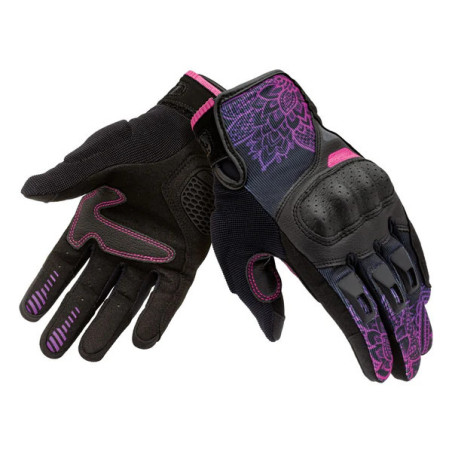 LUVAS STACCA LADY - PRETO/VIOLETA