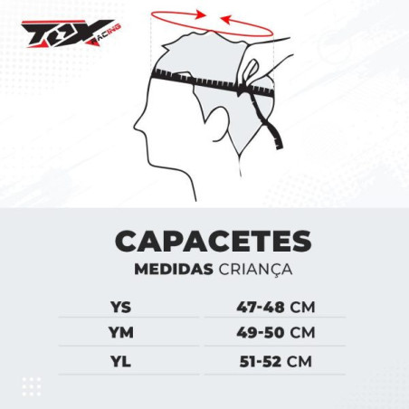 Capacete Mx (Criança) Tox Racing