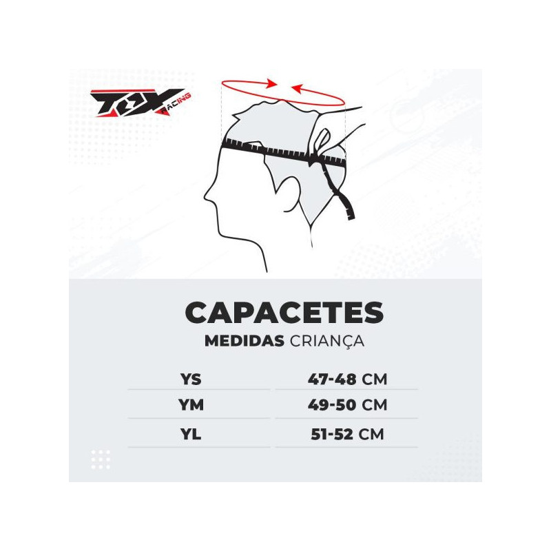 Capacete Mx (Criança) Tox Racing