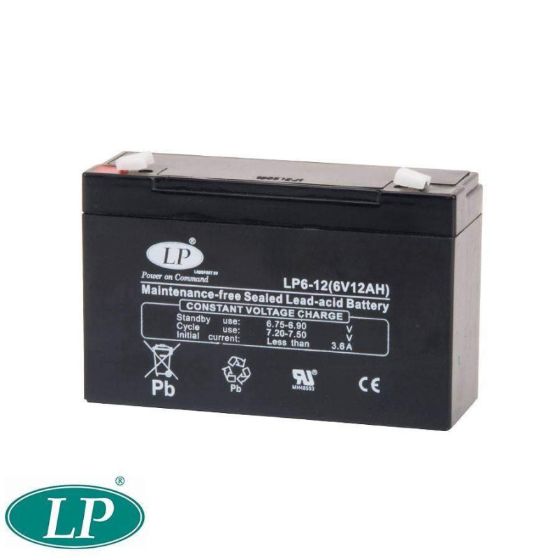 Bateria DJW6-12 6V/14Ah